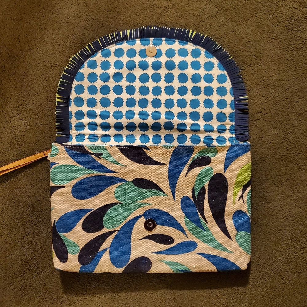 Vera Bradley Summer School Fringe RFID Wristlet - Picture 12 of 15